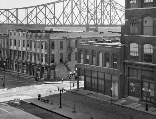 Laclede’s Landing From the Eads Bridge, Morning, 1983