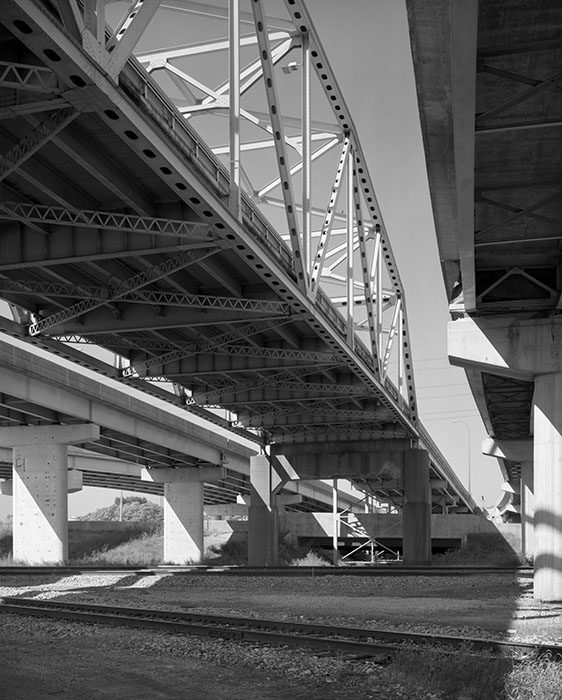 Martin Luther King Bridge Approaches, Railroad Tracks, East Saint Louis , Illinois, 2018