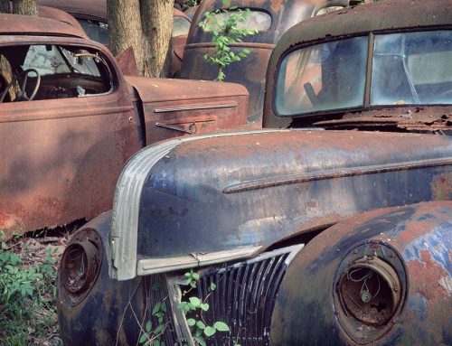 Old Car, Leaves #5, St. Genevieve, Missouri